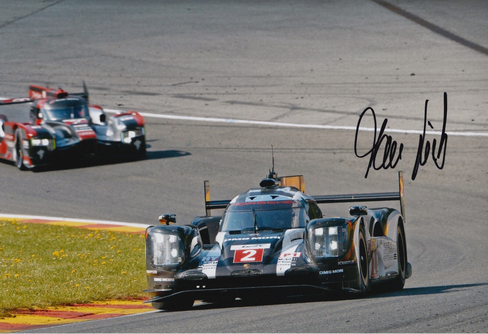 Marc Lieb Hand Signed Porsche 919 Hybrid Photo Poster painting 12x8 Le Mans 2016 Winner 2.