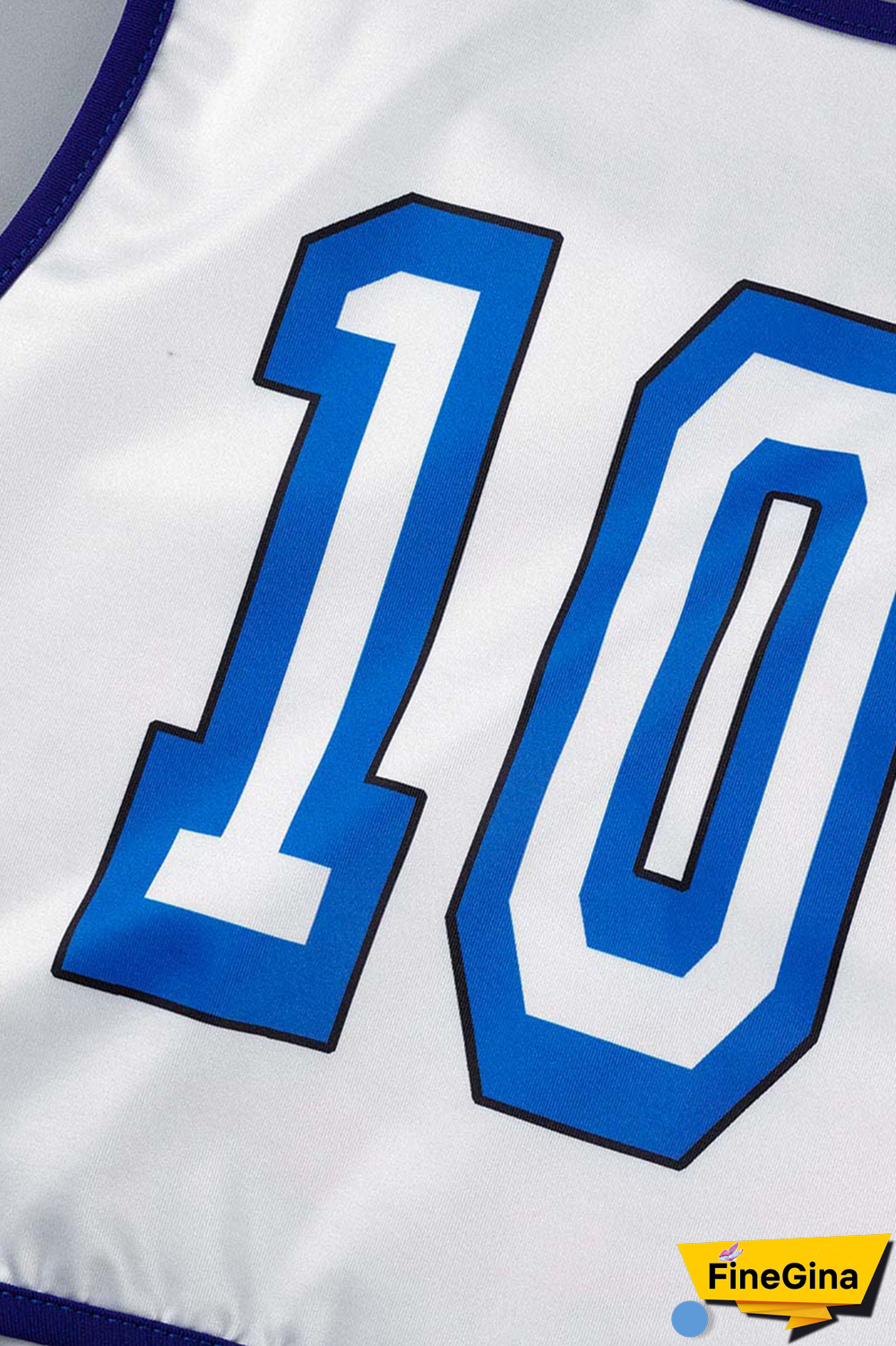 White Party Print Patchwork U Neck Sleeveless Two Pieces