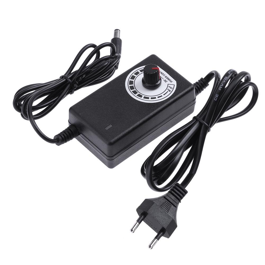 

AC to DC Adapter 3-12V 2A Adjustable Power Supply Motor Speed Controller, Eu, 501 Original