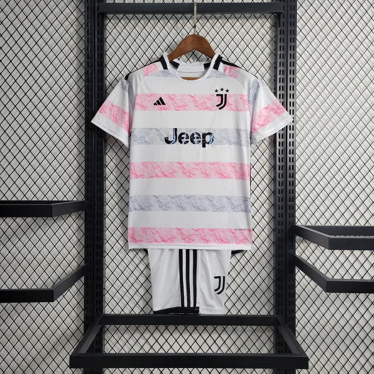Juventus Away Shirt Kids & Junior Minikit 2023-2024