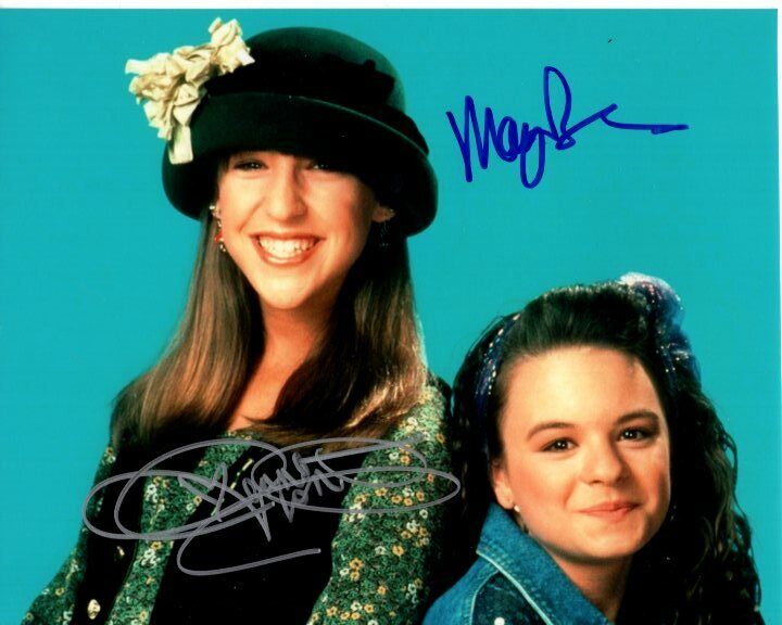 MAYIM BIALIK and JENNA VON OY signed autographed 8x10 BLOSSOM Photo Poster painting