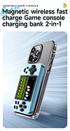 Magnetic Power Bank 6000 Classic Games Nostalgic Retro Game Power Bank HD Magnetic Handheld Game Console