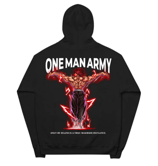 One man 2024 army hoodie