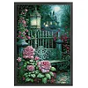 Rose - Full Embroidery 2 Strands 14CT Stamped Cross Stitch - 62*90CM - Large Size