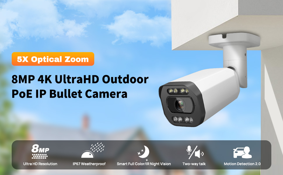 8mp bullet camera