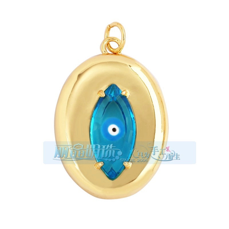 1 Piece Copper Devil’s Eye Pendant Jewelry Accessories