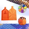 2 Stück Diamond Painting Tablett Y-förmige Perlenaufbewahrung Sortierplatte Werkzeug (orange)