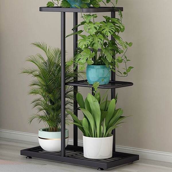 GLVEE Multi-Level Stepped Living Room Shelving