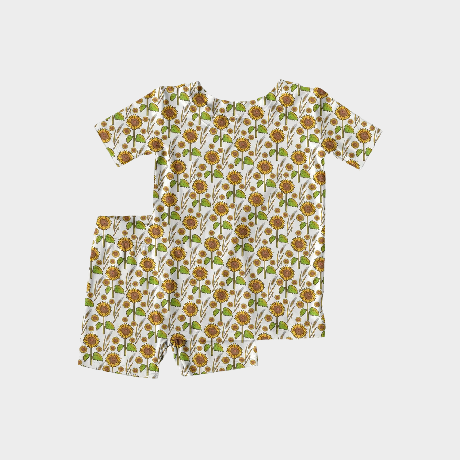 Cheerful Mix-Themed Bamboo Fiber Kids' Pajamas REAL SILK LIFE