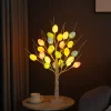 Sapin de P&acirc;ques Lumineux 60 Cm avec Oeuf de P&acirc;ques 24 LED