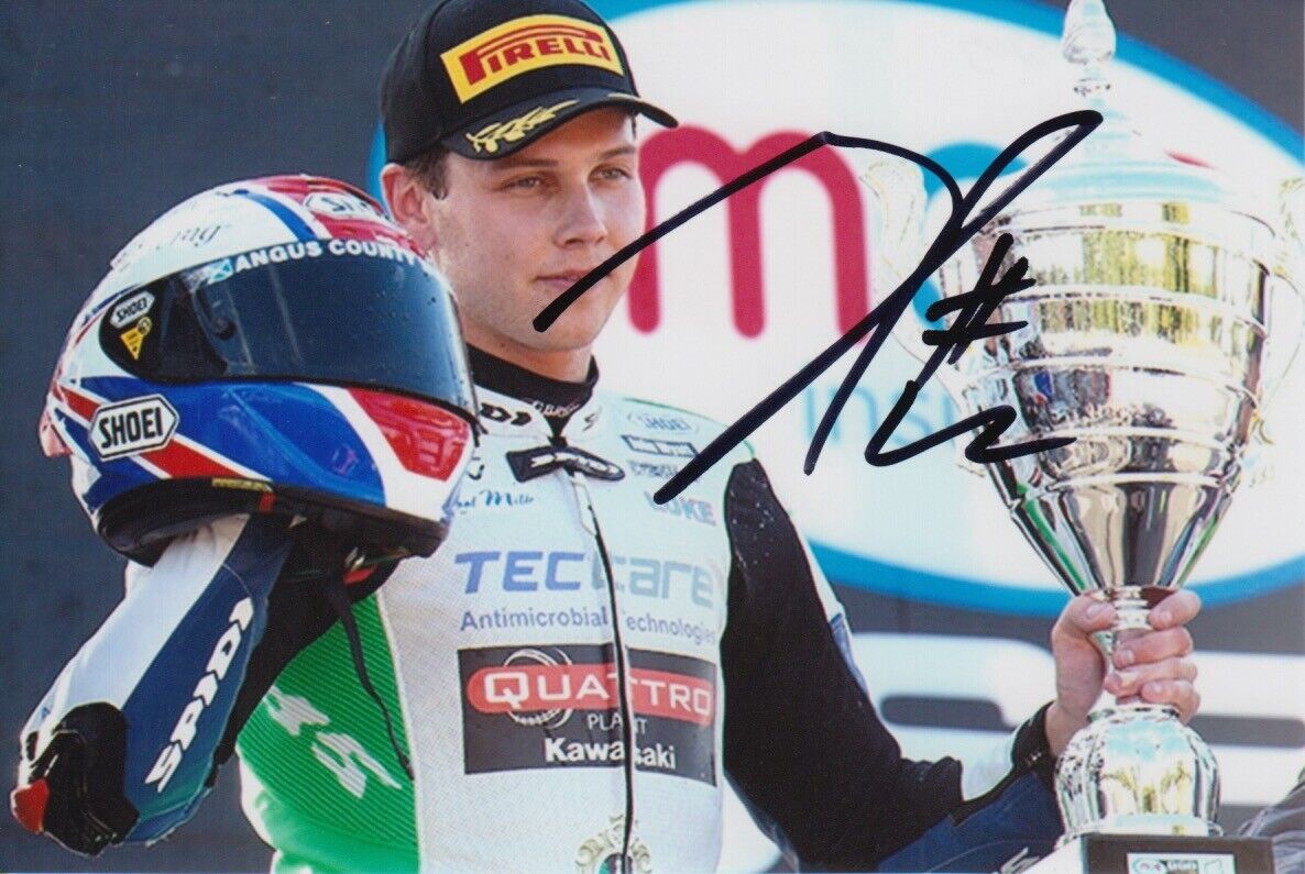 LUKE MOSSEY HAND SIGNED 6X4 Photo Poster painting - BSB AUTOGRAPH - KAWASAKI 1.