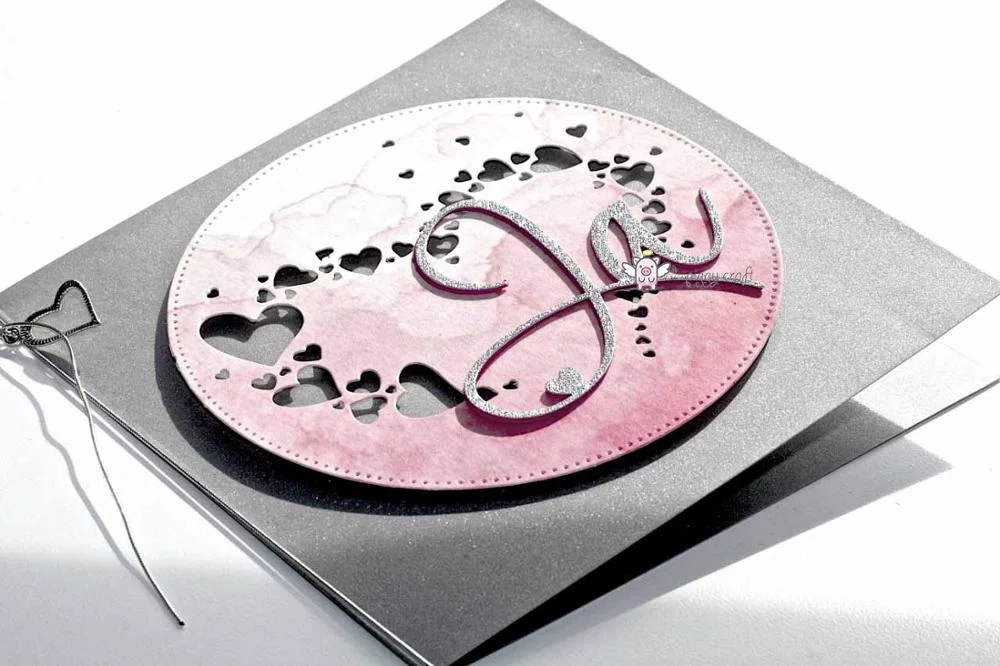 Piggy Craft metal cutting dies cut die mold Love heart shape strip Scrapbook paper craft knife mould blade punch stencils dies