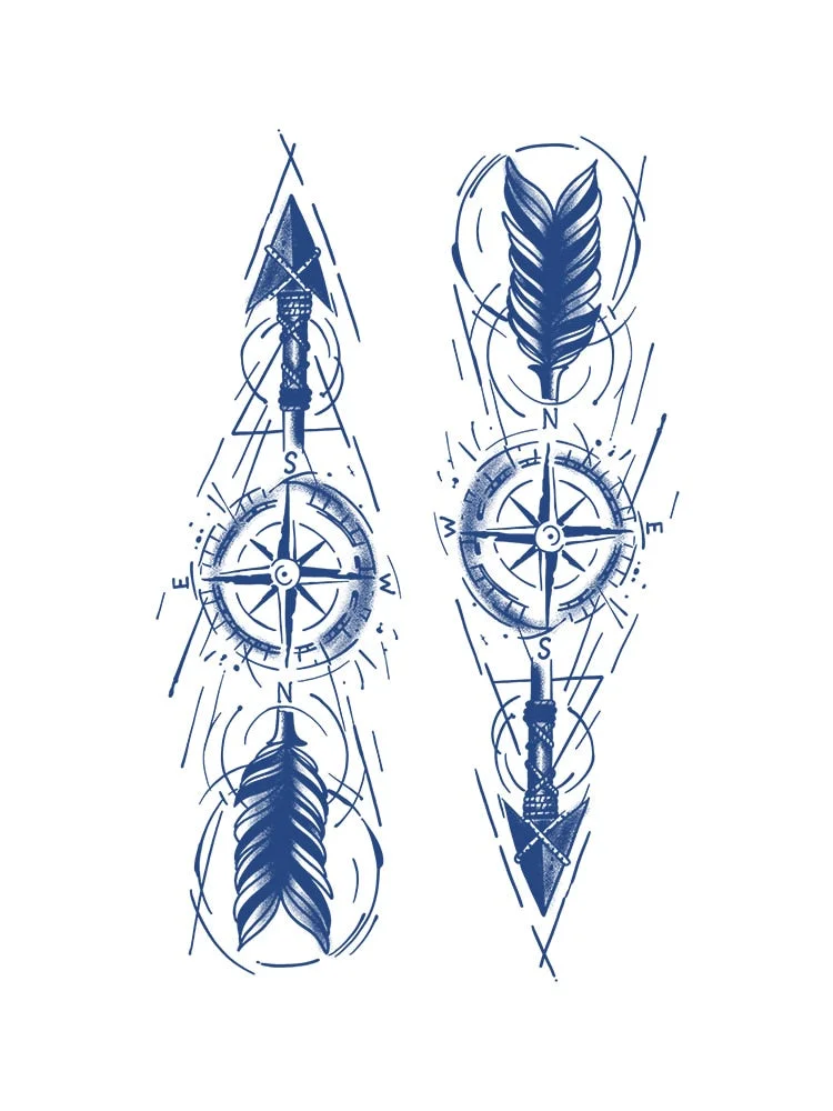 KT101-150 Semi-permanent herbal juice tattoo sticker flower arm clavicle non-reflective simulation tattoo large picture flower