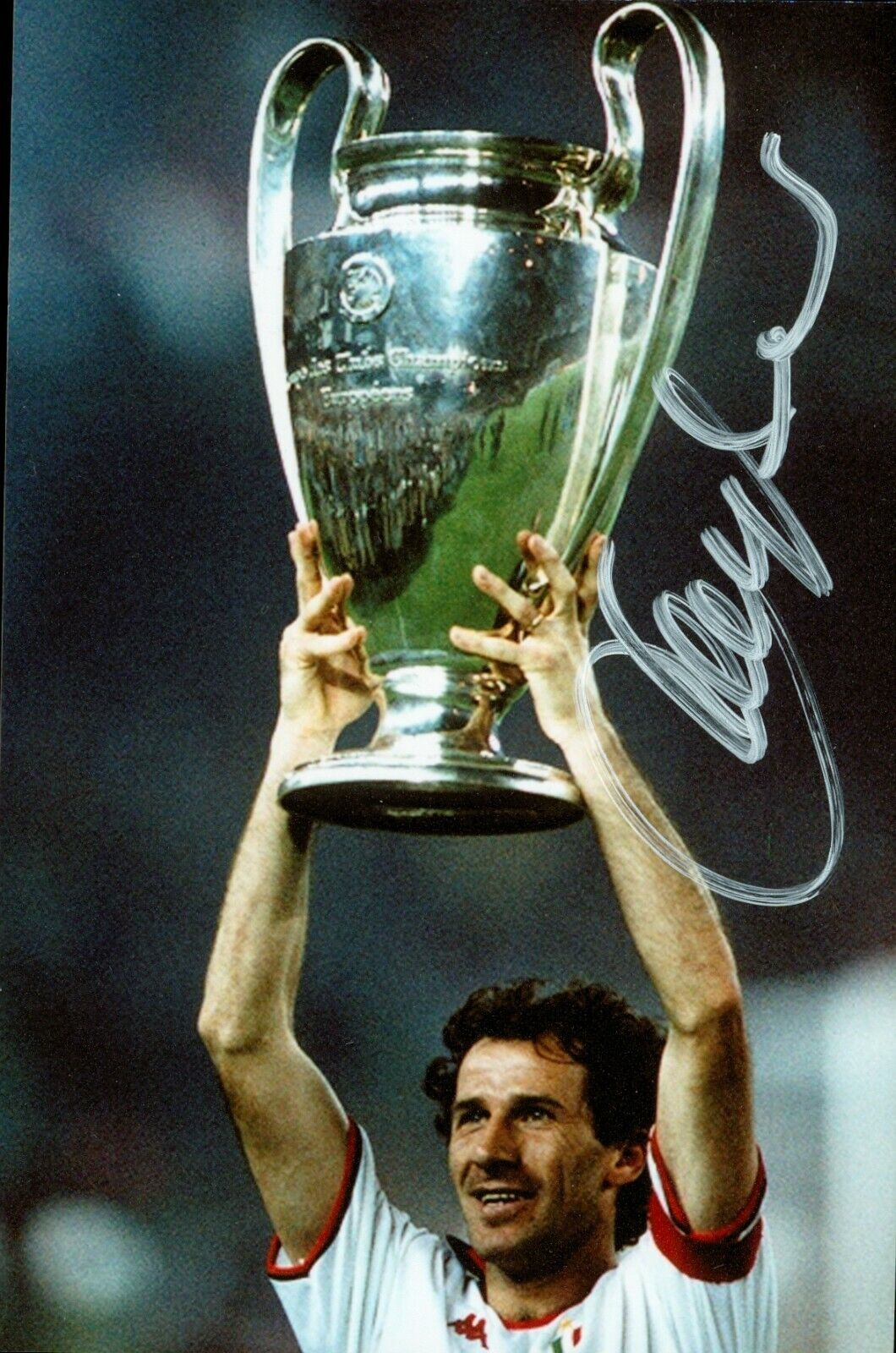 Franco Baresi Hand Signed 6x4 Photo Poster painting AC Milan Italy Autograph Memorabilia + COA