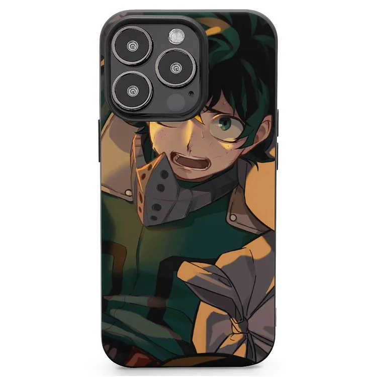 Izuku Midoriya My Hero Academia Anime My Hero Academia Phone Case Mobile Phone Shell IPhone 13 and iPhone14 Pro Max and IPhone 15 Plus Case - Heather Prints Shirts