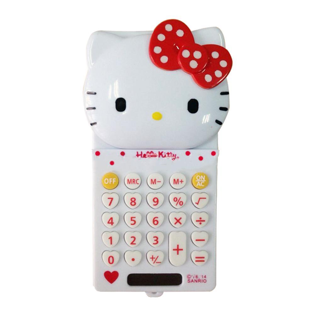 

Portable Cute Cartoon Cat Push Cover Digital Calculator Office Student Gift, 501 Original