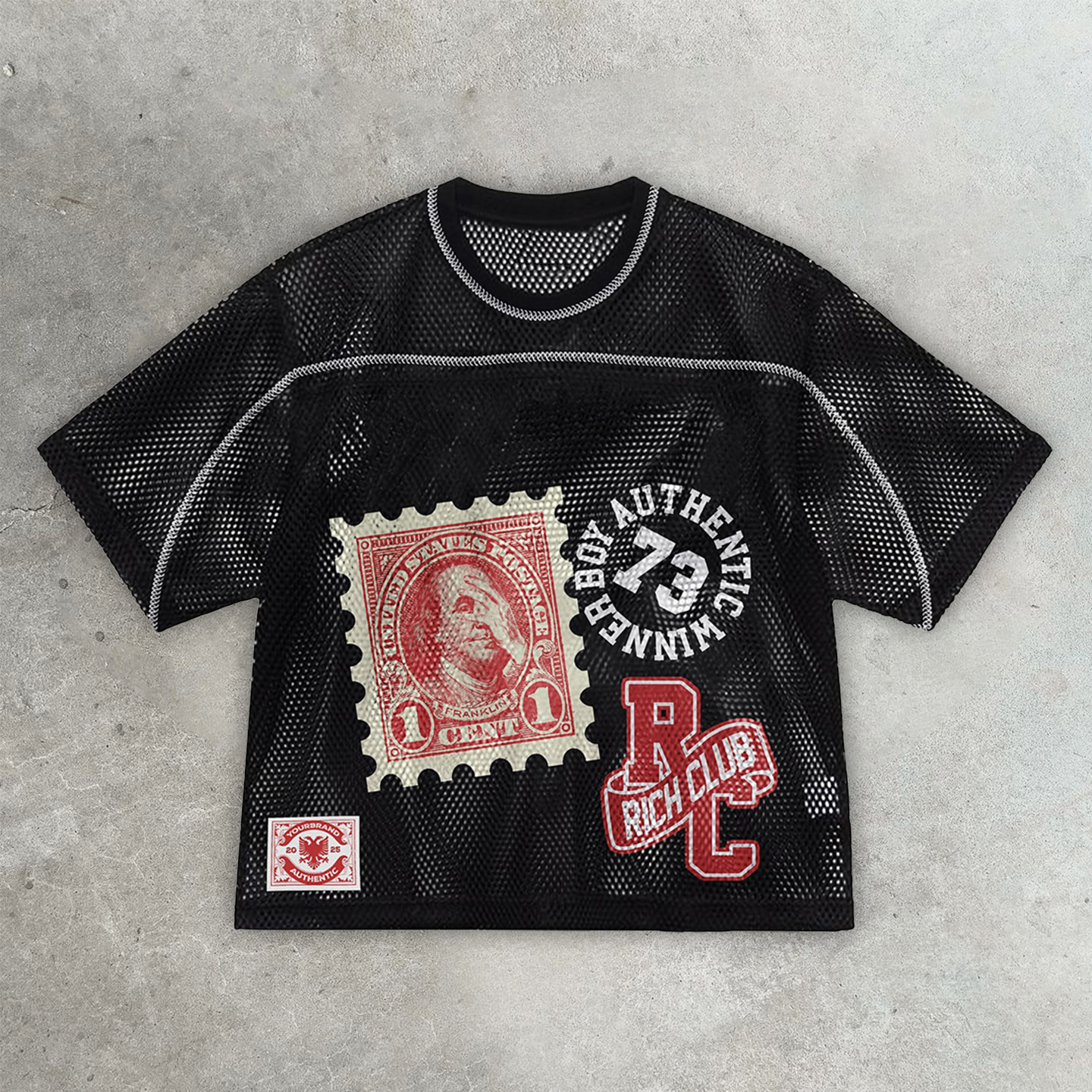 Million Dollar Casual Street Mesh Jersey