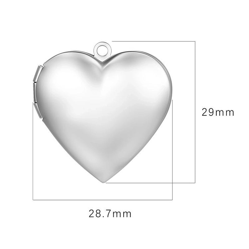 Retro Heart Shape Stainless Steel Plating Gold Plated Jewelry Accessories