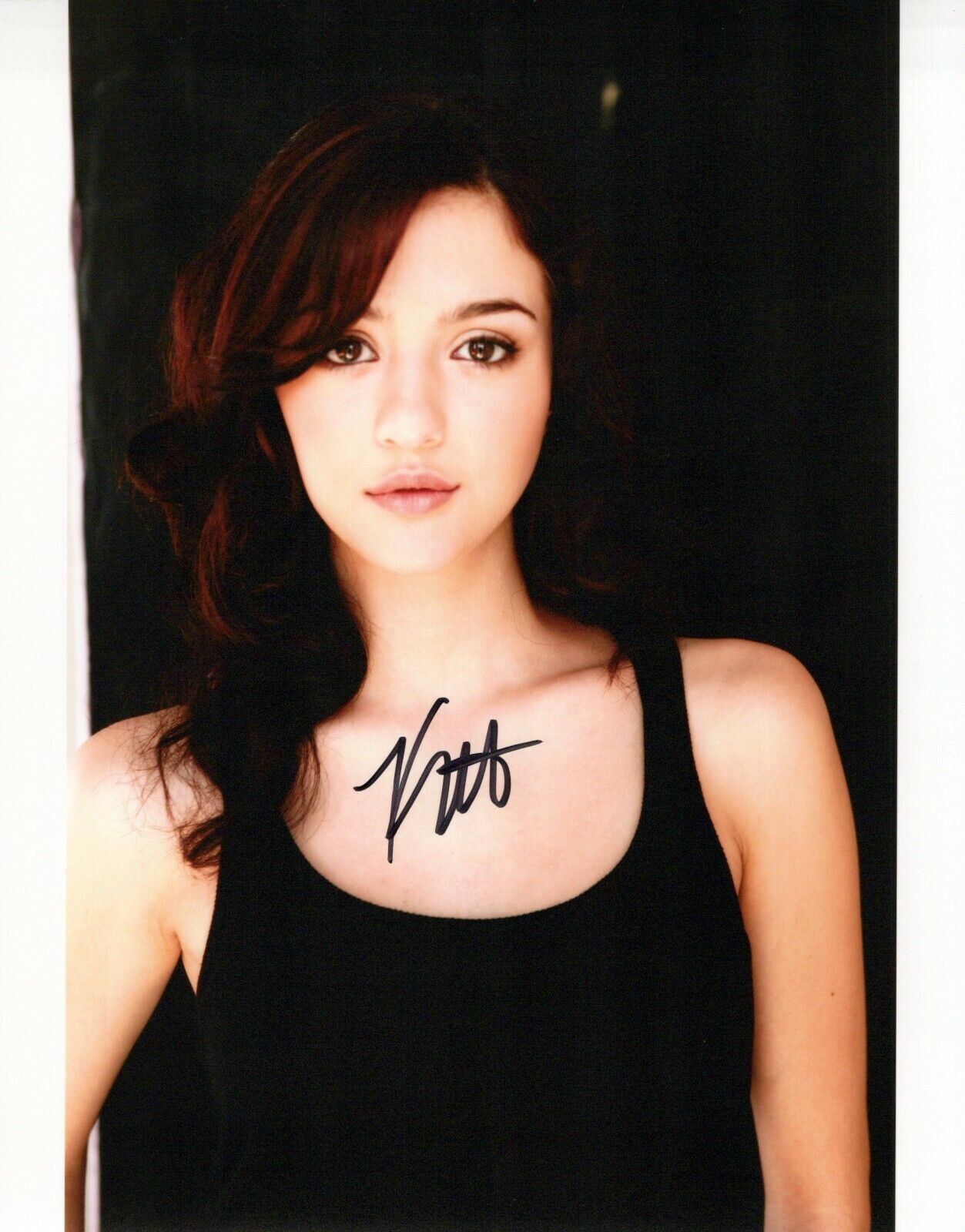 Katie Findlay glamour shot autographed Photo Poster painting signed 8x10 #1