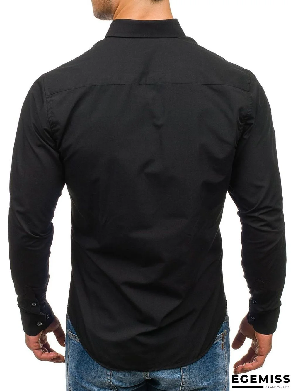 Autumn New Men's Long Sleeve Shirt Men's Formal Business Jacket | EGEMISS