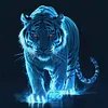 Tiger-11CT Stamped Cross Stitch 45*45cm tapestrymarket