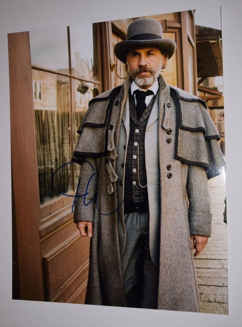 Christoph Waltz Signed Autographed 11x14 Photo Poster painting DJANGO UNCHAINED COA VD