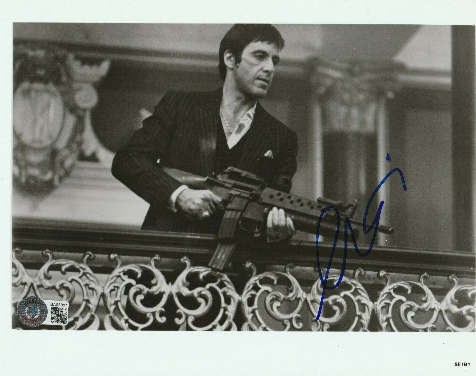 AL PACINO Signed SCARFACE 8x10 Photo Poster painting w/ Beckett COA (BAS)