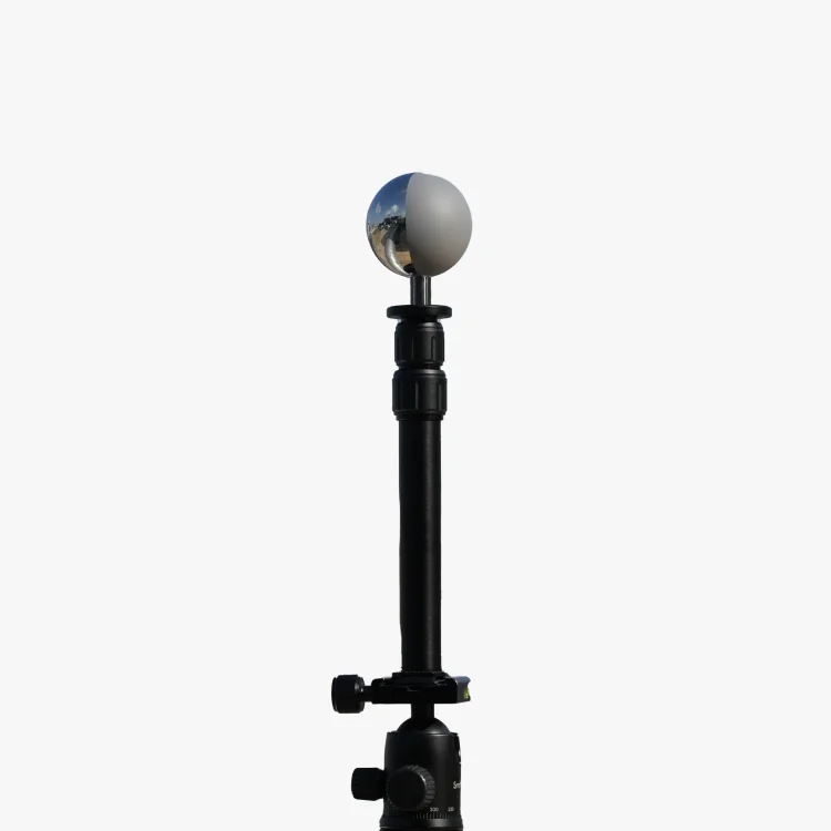 Half Chrome & Half Grey VFX Ball Multiple sizes