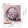 (US Only)4pcs Flower Basket - Diamond Painting - Partial Special Shaped Drill (Canvas|30*30cm)