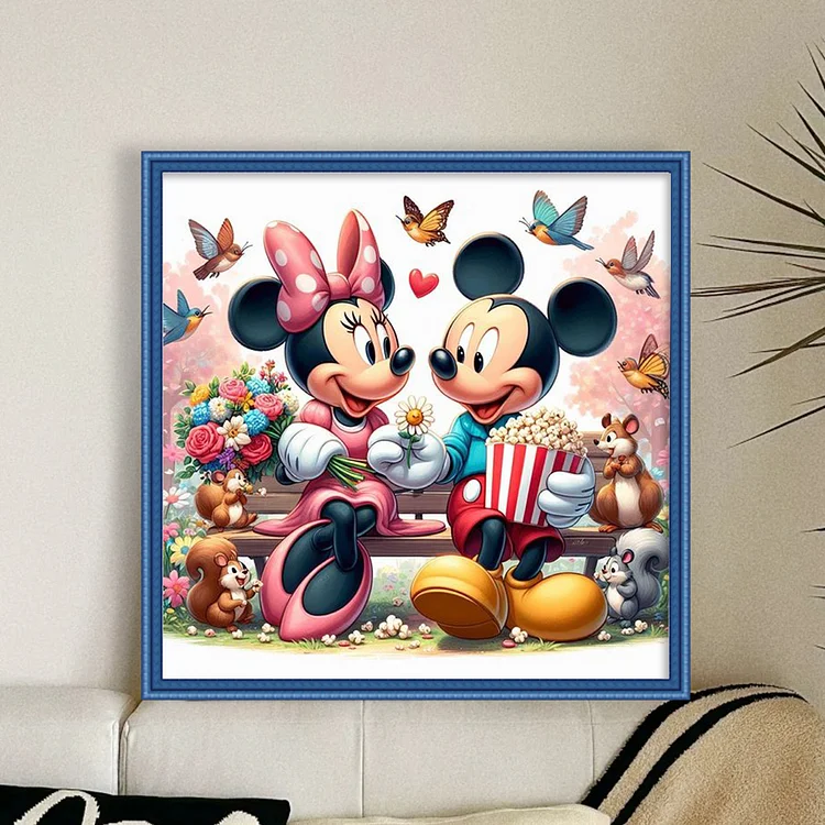 Huacan Brand】Disney Mickey And Minnie Dating In The Park