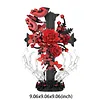 Gothic Cross & Rose & Skeleton Hand Building Blocks Set Building Bricks Kit Construction Bricks Toy Gifts for Anniversaries Valentines Day Halloween