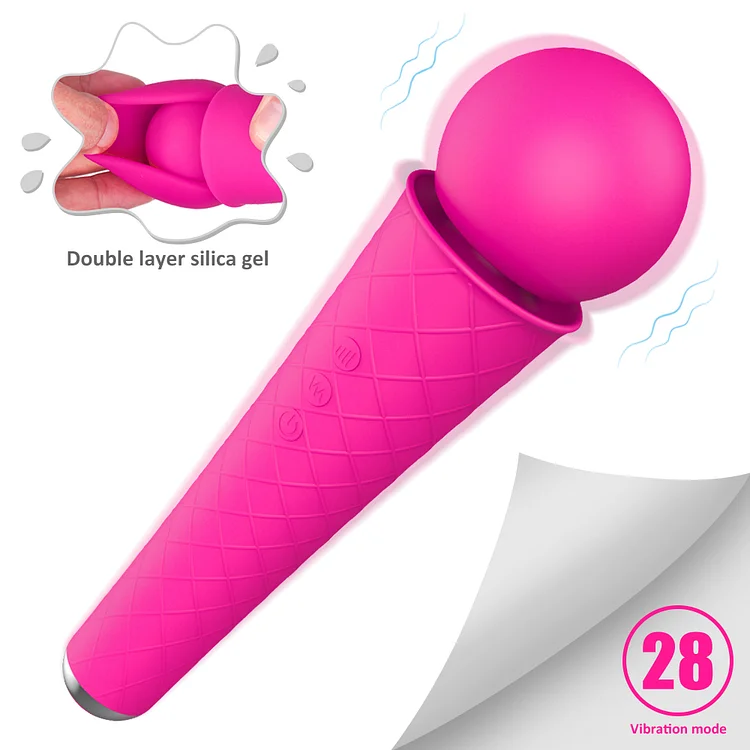 Soft Silicone New Design Hand Massage Leg Massagers Facial Wand Massager