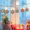 10pcs/set DIY Double-sided Rhinestone Diamond Special Shape Pearl Art Hanging Acrylic  Christmas Tree Ornament Kit