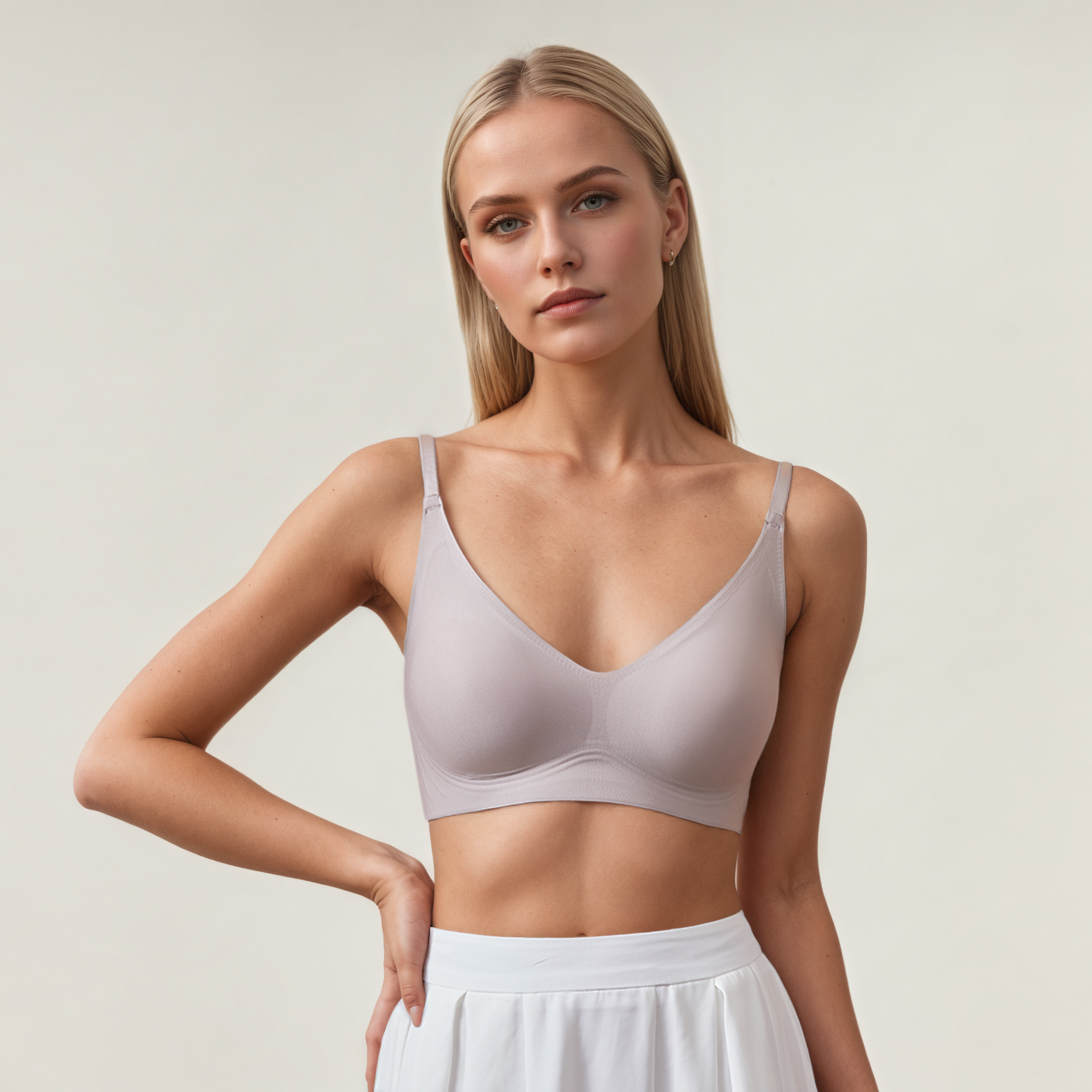 Women's Soft 89% Mulberry Silk Bra | Elegant Classic Design For Summer REAL SILK LIFE