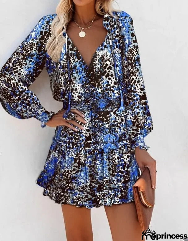Summer dress with long sleeves