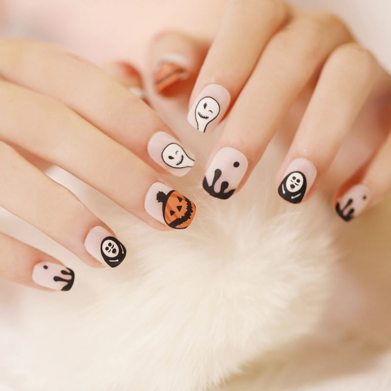 Halloween Cool Style Blood Stains Press-on Nails 1 Set