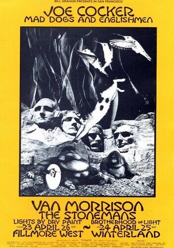 VAN MORRISON POSTER - SAN FRANCISCO - Photo Poster painting QUALITY INSERT -  POST