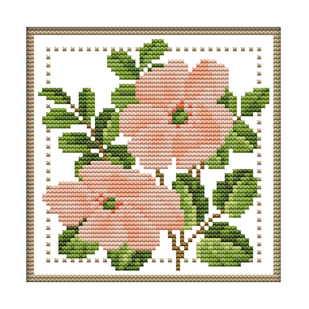 Cross Stitch Kit-June Flower(17*17CM)