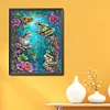 Frog-14CT Stamped Cross Stitch 40*50cm/15.75*19.69in