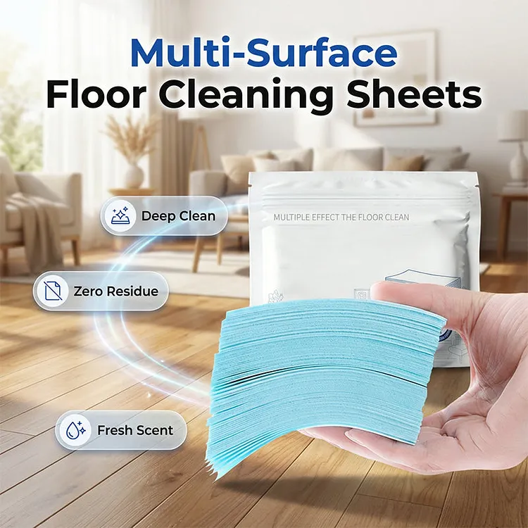 🥳2026 HOT SALE🥳💞50K+ SOLD!⏳✨ 50% OFF! Water‑Soluble Floor Sheets &ndash; Just drop in water, no measuring. Cleans & shines all floors. Safe & streak‑free. 120 sheets pack. Your daily helper. 🧹💧