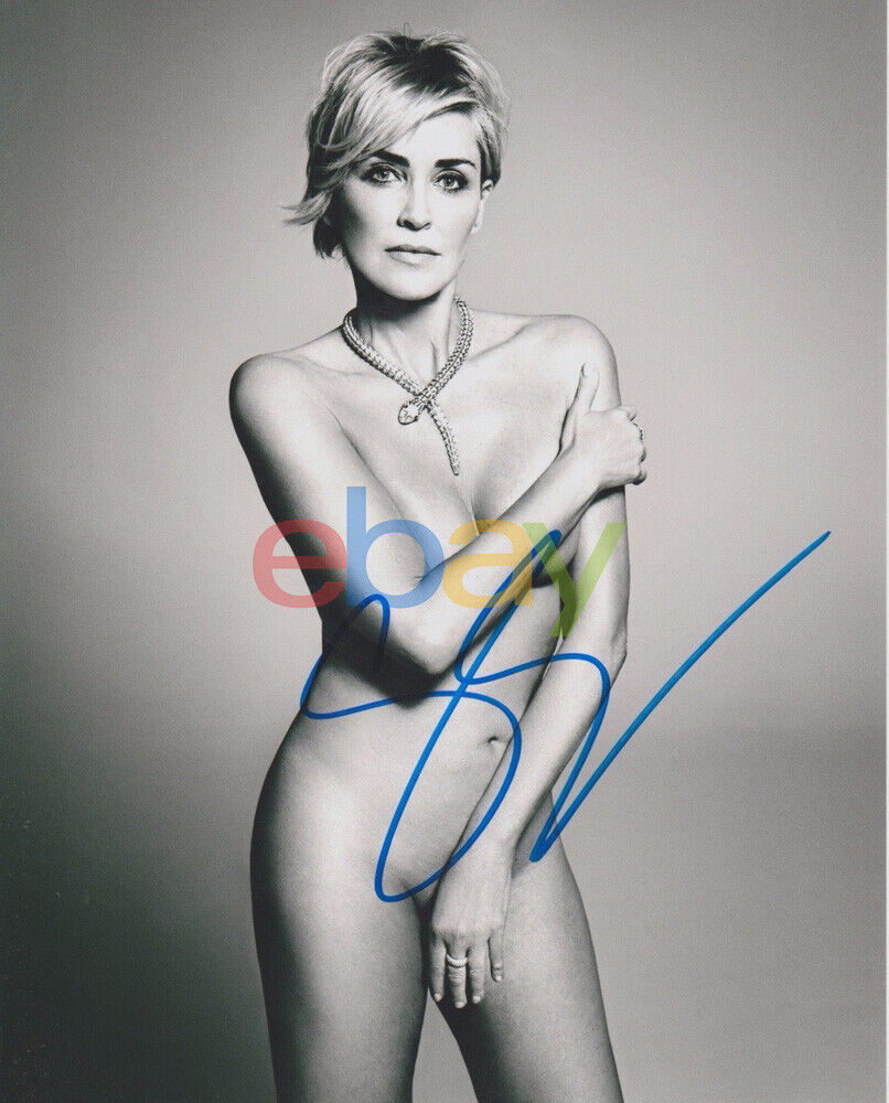 Sharon Stone Autographed 8x10 Signed Photo Poster painting reprint