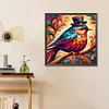 >SALE<5D DIY Full Round Drill Diamond Painting Cute Bird Kit Home Decoration 30x30cm