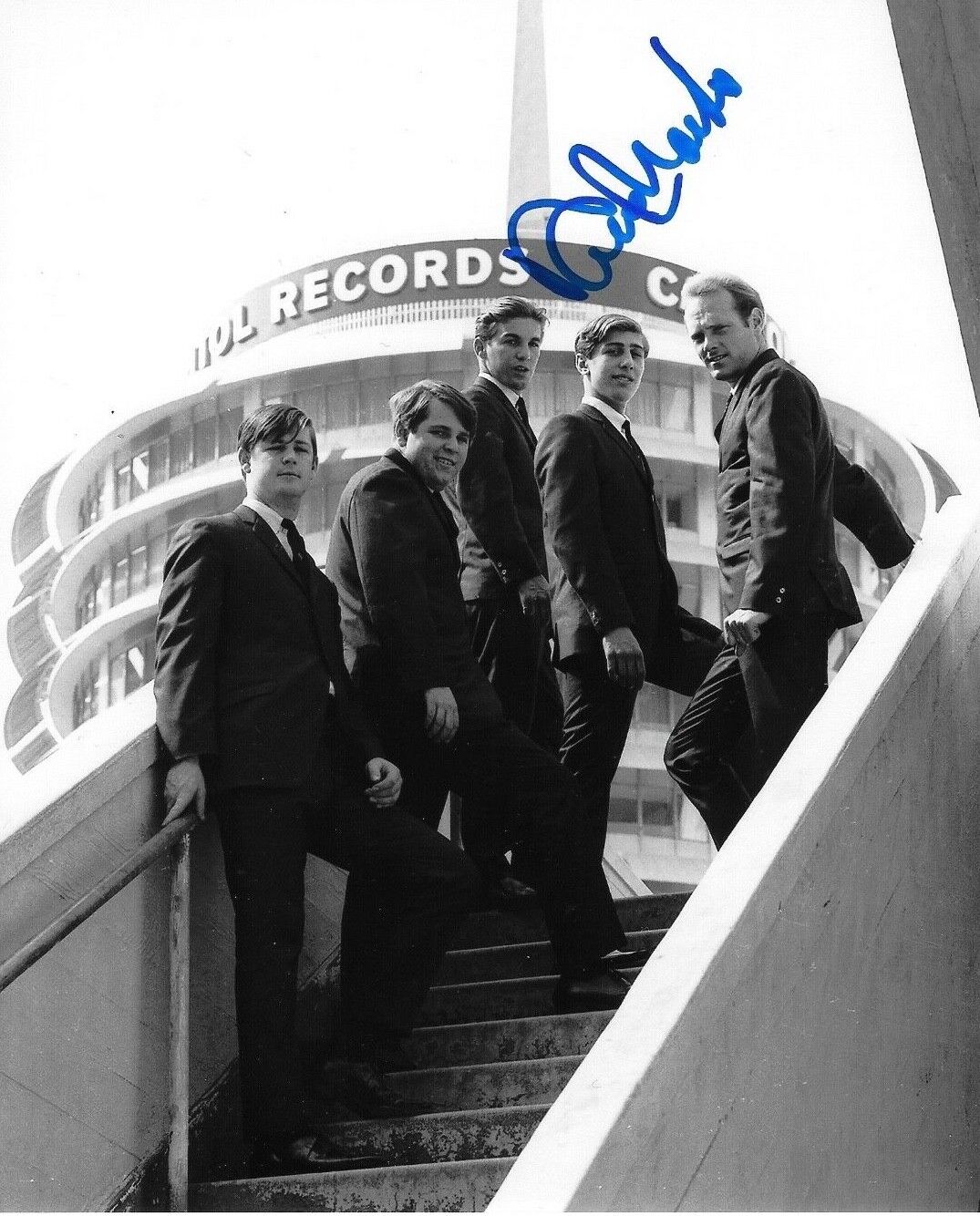 * DAVID MARKS * signed 8x10 Photo Poster painting * THE BEACH BOYS * COA * 6