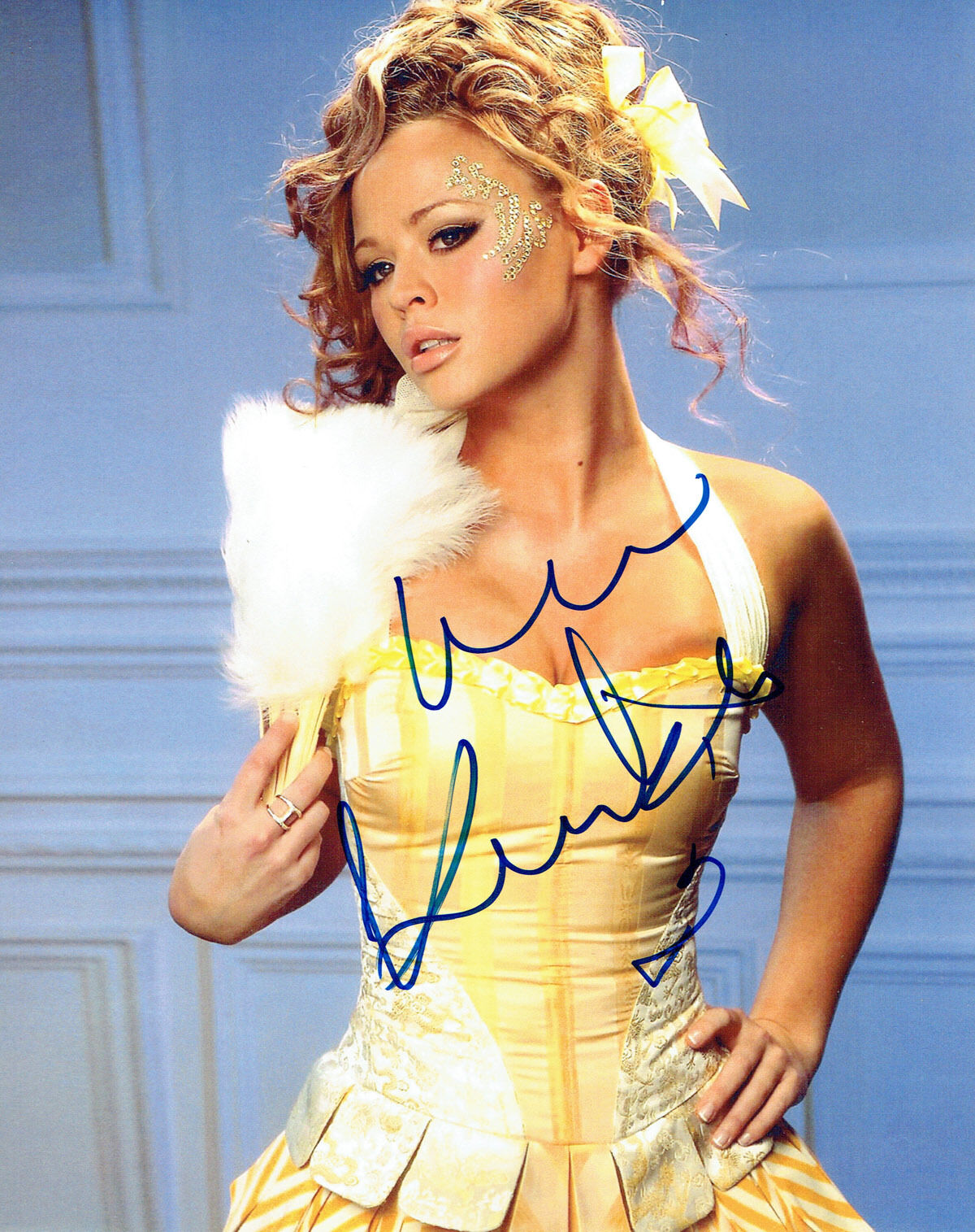 Kimberley WALSH Singer Girls Aloud SIGNED Autograph 10x8 SEXY Photo Poster painting AFTAL COA