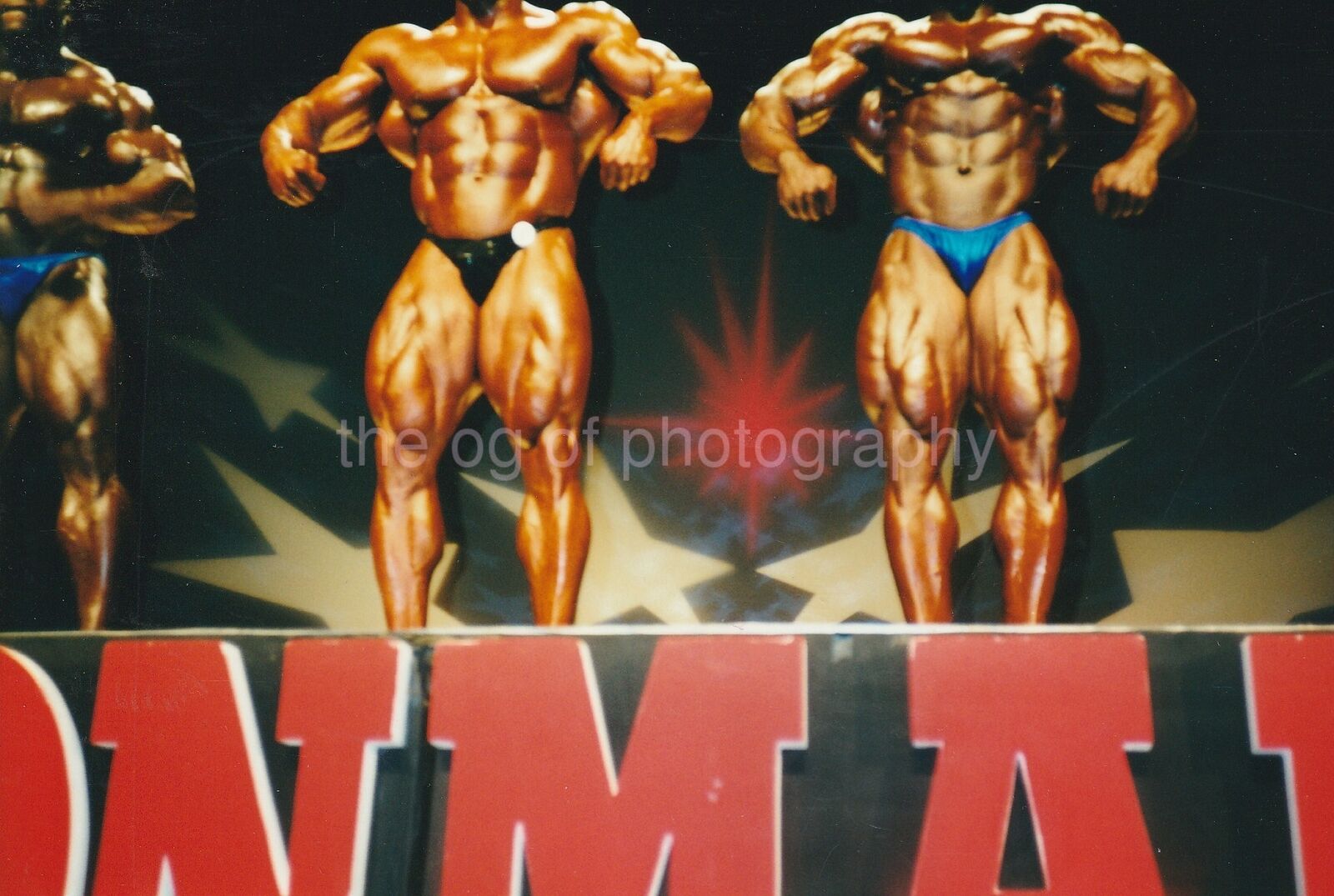 Melvin Anthony + King Kamali IRONMAN Pro Invitational 2001 FOUND Photo Poster painting 91 12