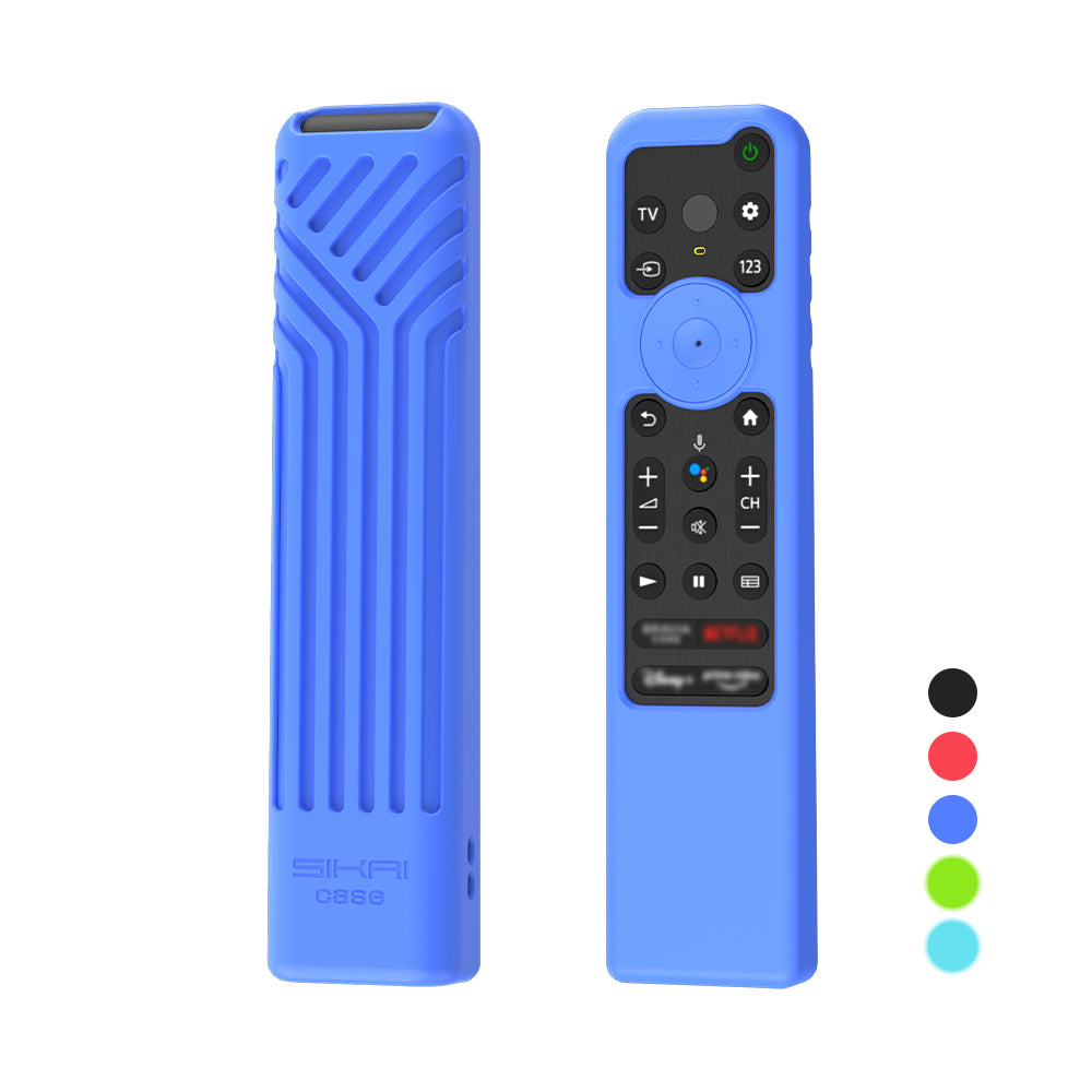 Custodia In Silicone Giallo Fluorescente Per Telecomando Sony RMF-TX500/TX600 – Antiurto, Con Cordino, Luminescente Al Buio