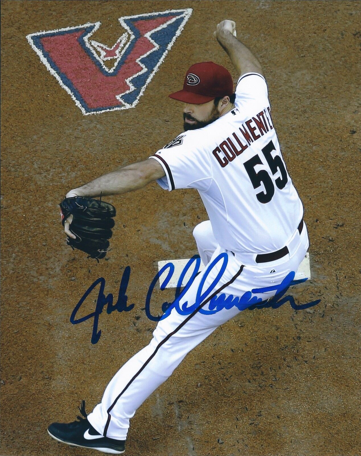 Signed 8x10 JOSH COLLMENTER Arizona Diamondbacks Autographed Photo Poster painting - COA