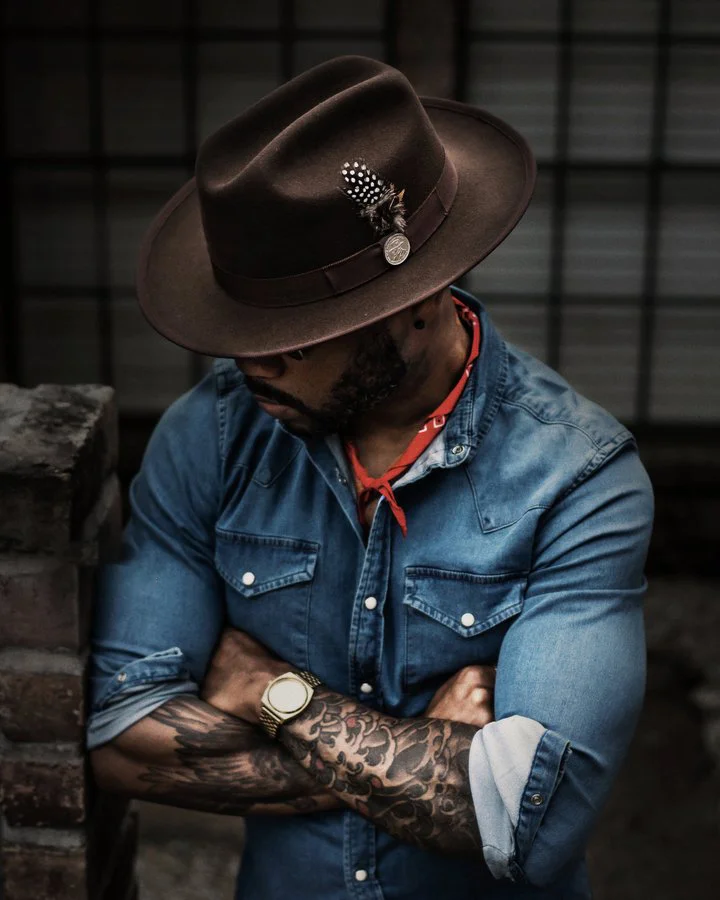 Miller Ranch Fedora - Chocolate[Fast shipping and box packing]