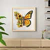 Diamond Painting -DIY Round Drill Sunflower Butterfly