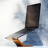 Petg Carbon Fiber Laptop Stand For Desktop, Laptop Stand, Ergonomic, Height Up to 15 Inches, For MacBook Laptops